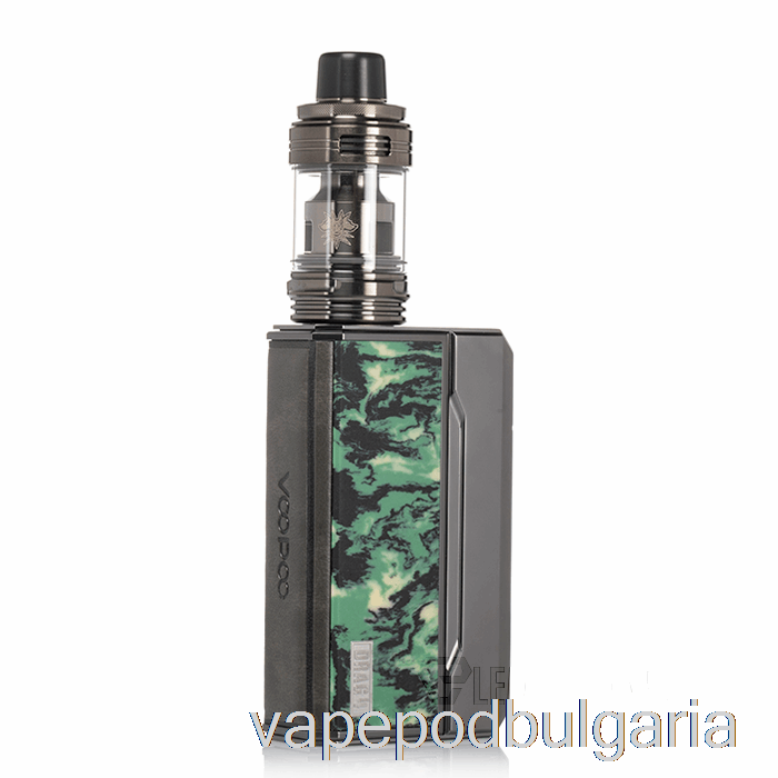 Vape Bulgaria Voopoo Drag 4 177w стартов комплект пистолет метал + горско зелено